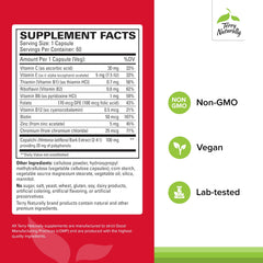 Terry Naturally Sucontral D capsules closeup highlighting energy metabolism support