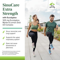 Terry Naturally SinuCare softgels arranged to show enteric coating and easy dosing.