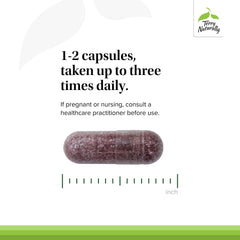 Terry Naturally Tart Cherry vegan capsules with clean ingredients for antioxidant support.