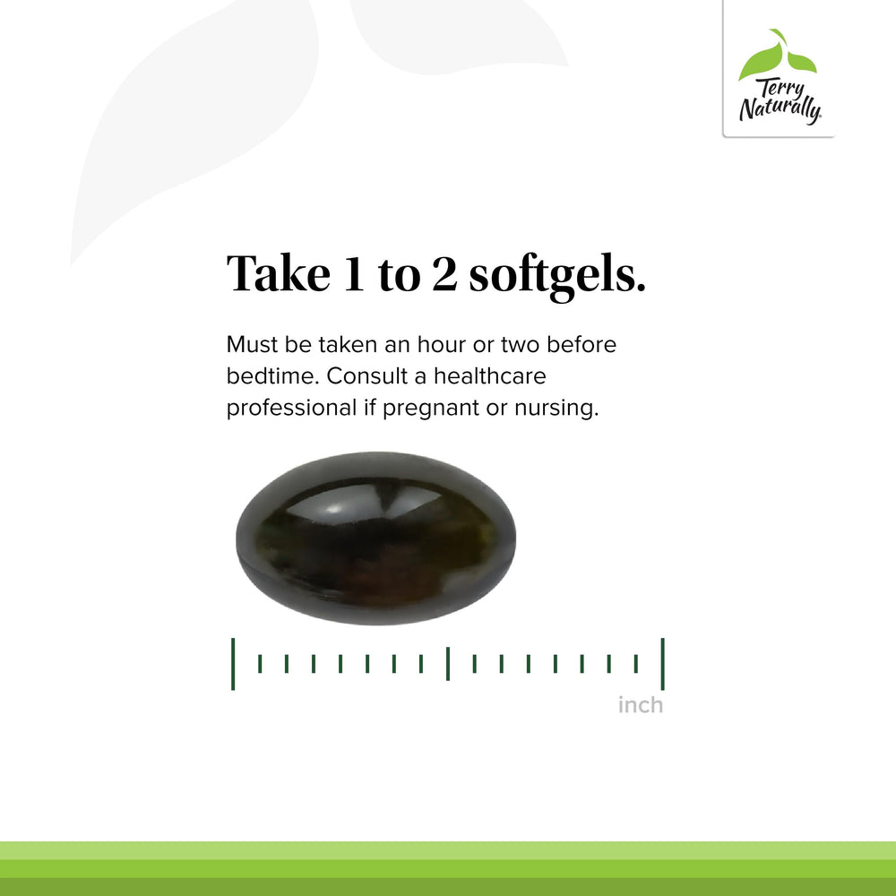 Terrific Zzzz softgels close-up for easy nightly use.
