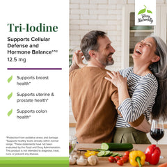 Terry Naturally Tri-Iodine dispensing scene shows easy daily use