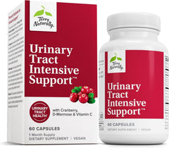Terry Naturally Urinary Tract Intensive Support bottle front, bladder health formula.