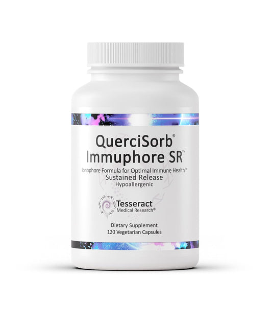 Tesseract QuerciSorb Immuphore SR bottle with immune support formula.
