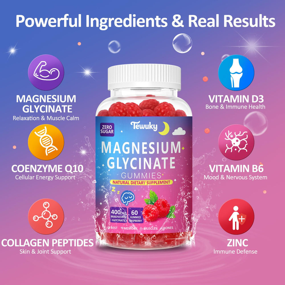 Tewuky vegan-certified symbol on pack conveys cruelty-free magnesium supplement
