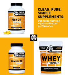 TGS Nutrition whey protein in yogurt bowl with berries
