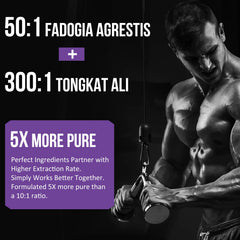Thalacy tongkat ali root extract visual emphasizing performance potential.
