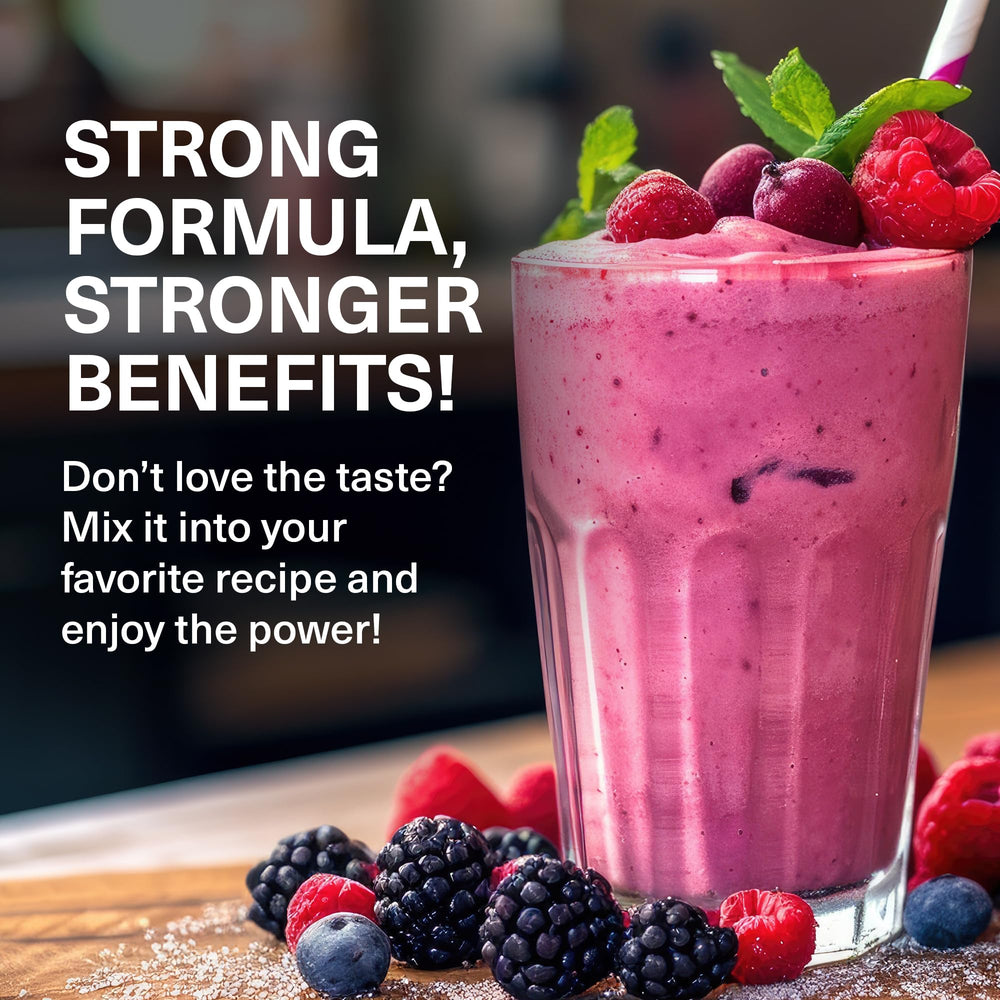 The Amino CO Perform blue raspberry shaker with prepared drink.