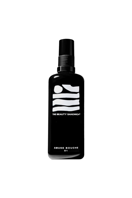 The Beauty Sandwich Amuse Bouche bottle pour shows precise hydration for daily use