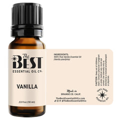 The Best Vanilla essential oil ambience scene communicates comforting, cozy home fragrance.