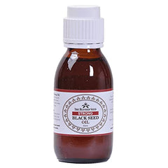 The Blessed Seed amber bottle storage maintaining potency and freshness of oil.