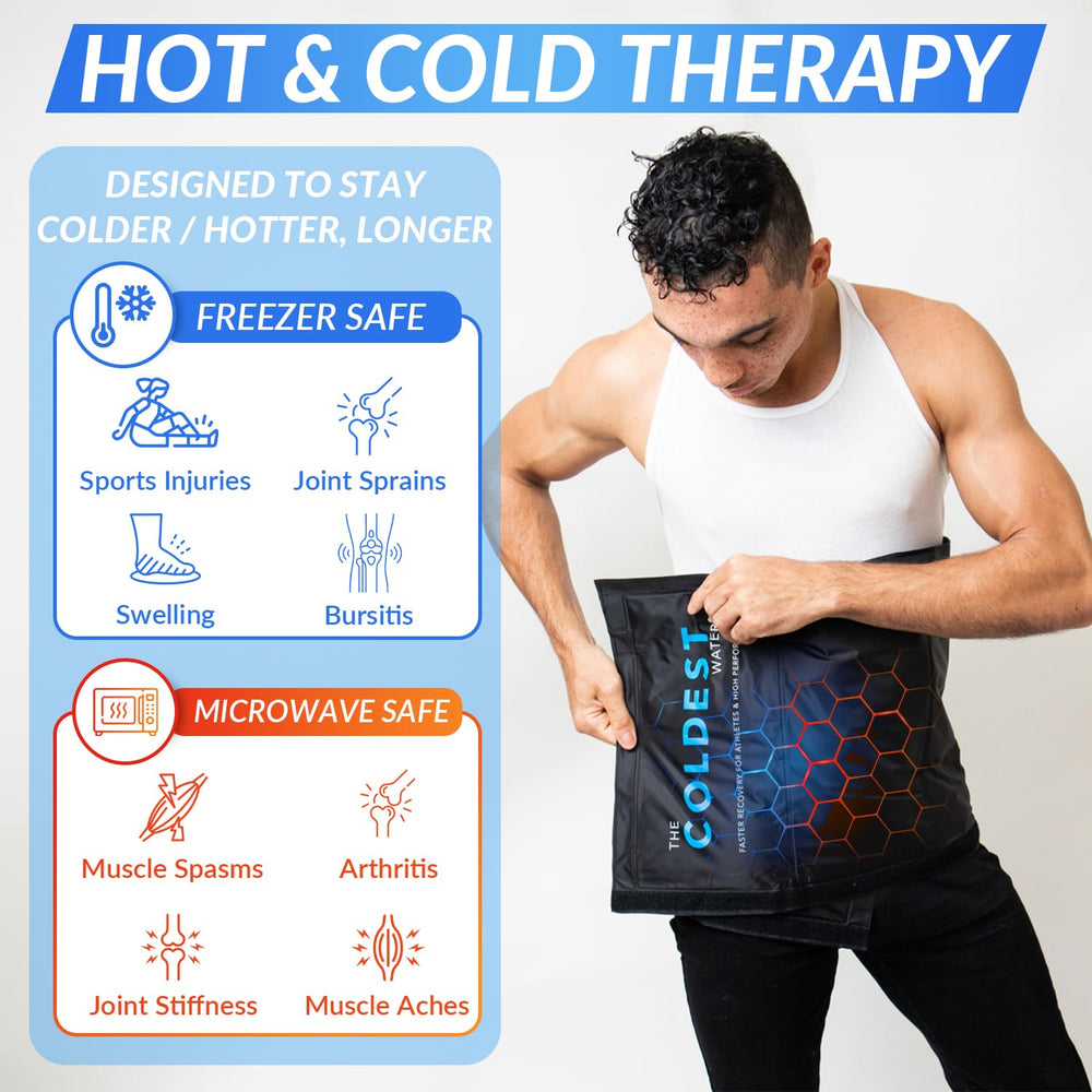 The Coldest soft-cover closeup highlights a comfortable, reusable design.