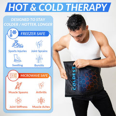 The Coldest soft-cover closeup highlights a comfortable, reusable design.