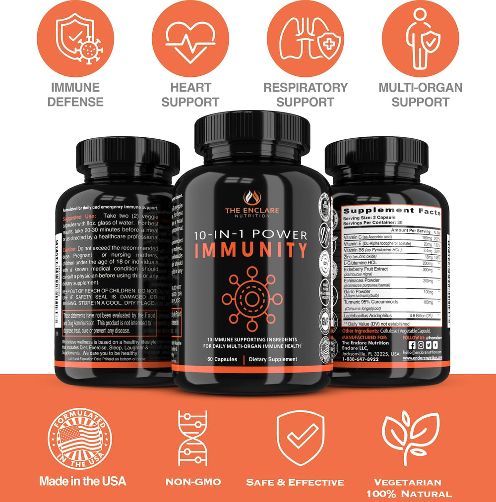 Turmeric curcumin capsule part of the immune blend.