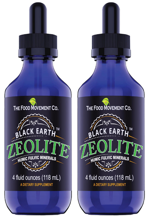THE FOOD MOVEMENT CO Zeolite bottle pour for easy daily use.