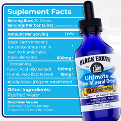 The Food Movement Co. GMP-certified facility seal visible on packaging production.