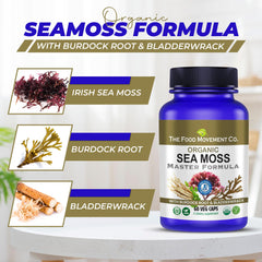 THE FOOD MOVEMENT CO. Sea Moss Master bladderwrack shows mineral-rich seaside nourishment