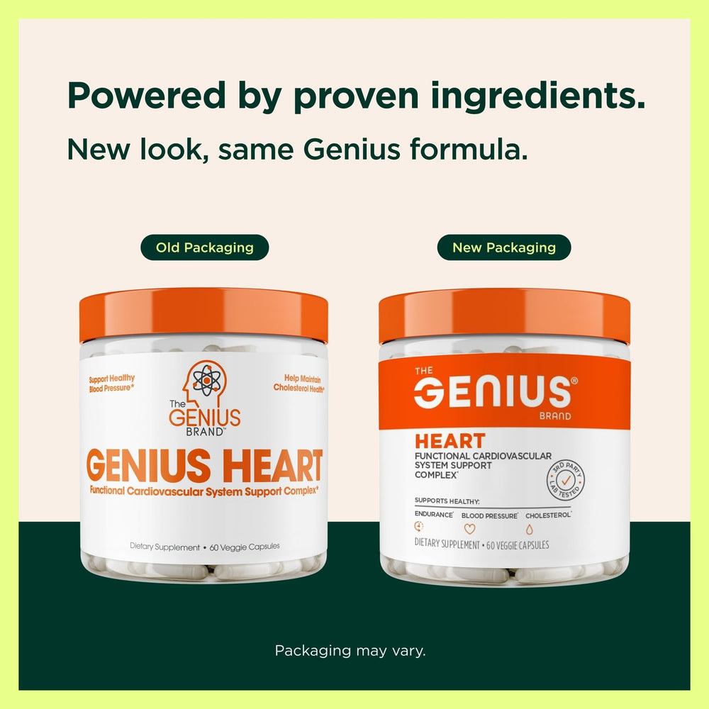 Genius Heart pouring scene illustrating daily dosage for oxygen flow