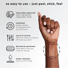 The Good Patch B12 Awake Patch resealable pouches highlight travel-friendly packaging.