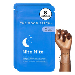 The Good Patch Nite Nite sleep patch close-up for convenient nightly use