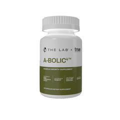 THE LAB A-Bolic4 bottle showing the premium supplement for serious athletes