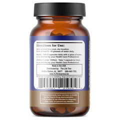 The Life Tree Purify ingredients panel features an 11-herb blend for natural detox support.