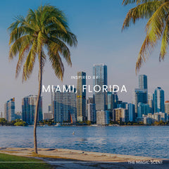The Aqua di Miami bottle label highlights vegan hypoallergenic credentials