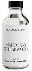 The Magic Scent mahogany teakwood diffuser oil bottle enhances room ambiance with premium luxury fragrance