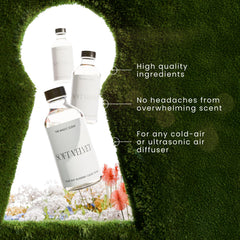 Elegant bottle with wood cap highlights premium packaging and quality.