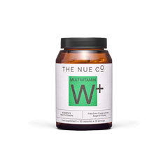 The Nue Co Women's Multivitamin bottle front for daily energy and immunity.