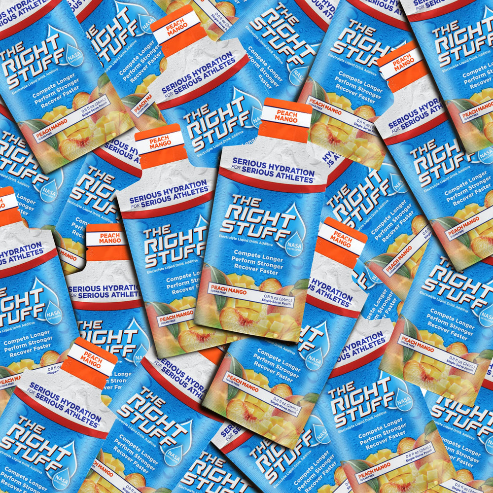 The Right Stuff mixed drink showing a refreshing hydration option for athletes