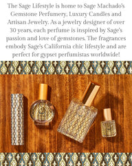 The Sage Lifestyle Onyx roll-on vegan, cruelty-free fragrance for sensitive skin.