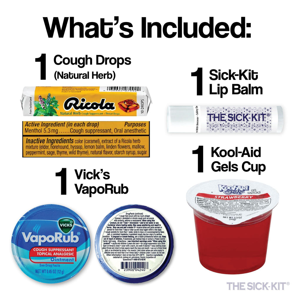 THE SICK-KIT logo on the box reinforces premium, thoughtful design.