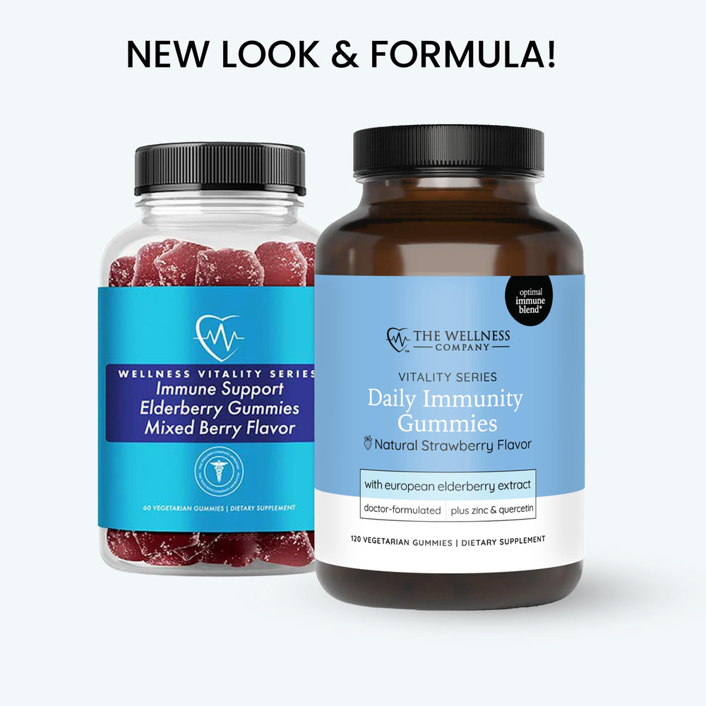 The Wellness Company Daily Immunity Gummies quercetin inclusion shown