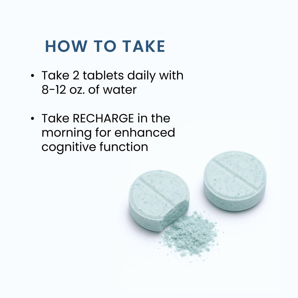 Recharge daily use scene showing focused routine with The Wellness Company Recharge
