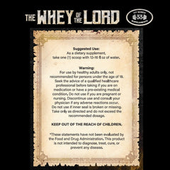 Righteous Rage jar label highlighting clean, pump-focused formula