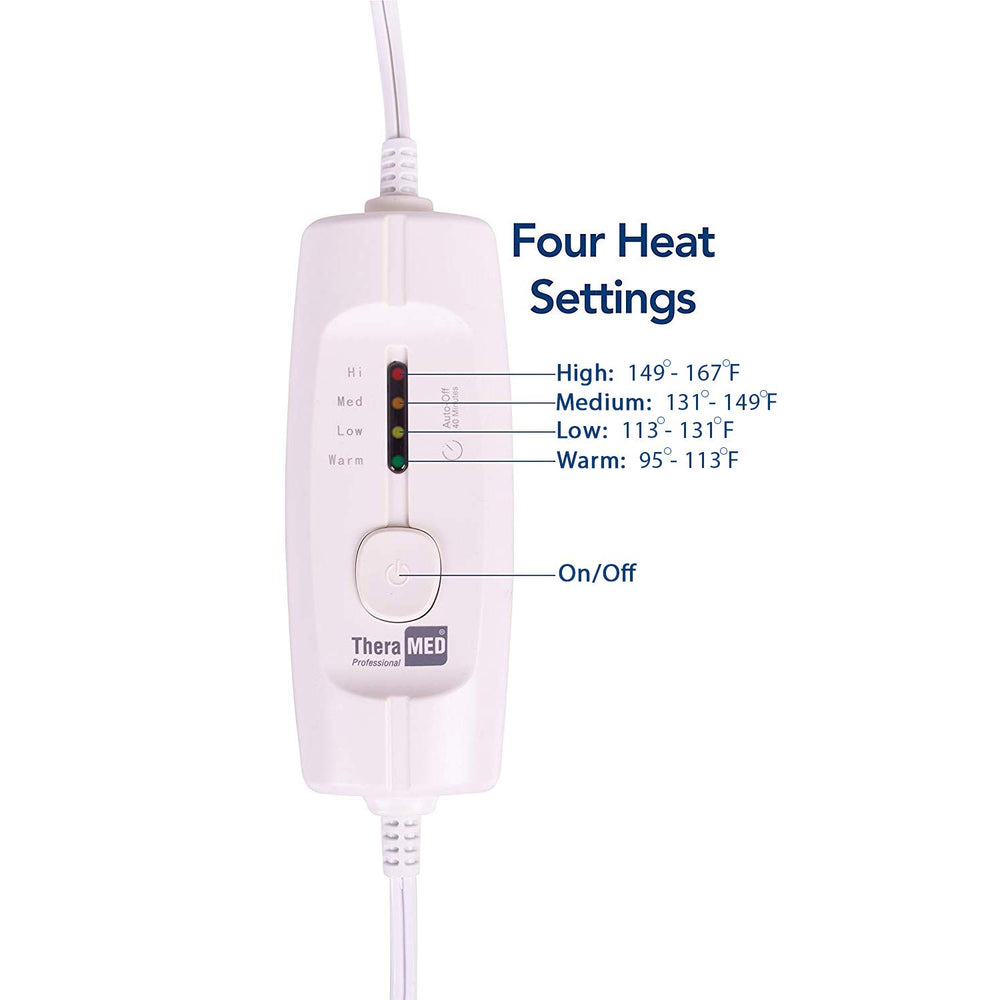 Thera-Med Professional HP1215 moist heat sponge insert enables deeper heat penetration.