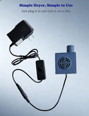 Theradaily CPAP hose dryer features easy plug-and-turn setup.