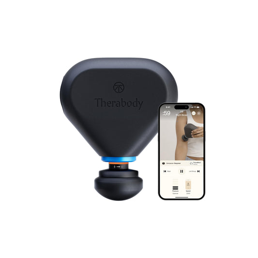 TheraGun Mini Plus heat activation for quick muscle relief after workouts.