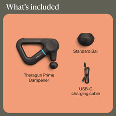 TheraGun Prime Bluetooth app enables guided routines and personalized plans.
