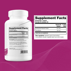 Theralogix OvaNAD+ label detail highlighting NR and Pterostilbene ingredients.
