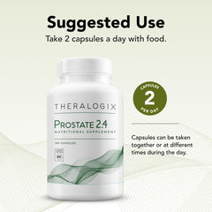 Theralogix label detail highlights ingredients and NSF certification.