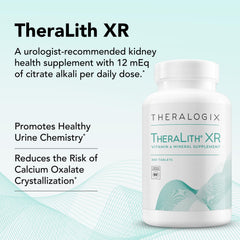 NSF certification seal on TheraLith XR packaging indicating independent testing
