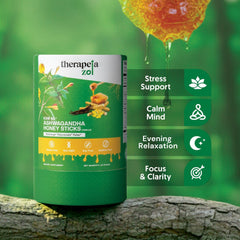 Therapeia Zoi lab-tested badge highlights purity and quality.