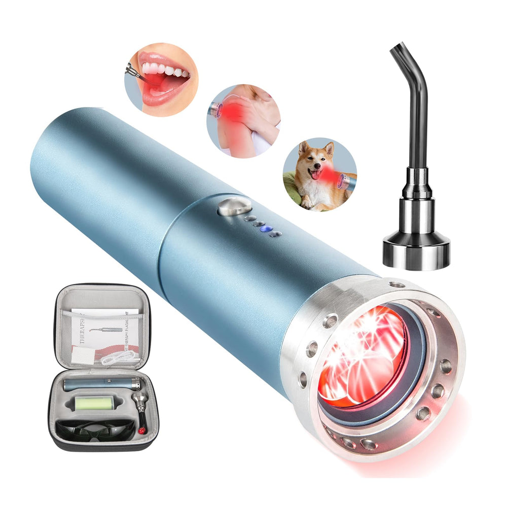 TherapSky 8-LED wand for facial therapy delivers targeted light to sensitive facial areas.