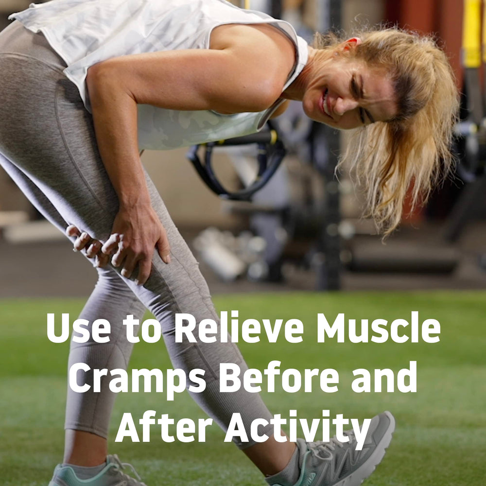 On-the-go Theraworx Relief Foam helps keep you moving