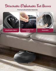 THERAZZAGGE 30 deep kneading nodes provide a thorough foot massage.