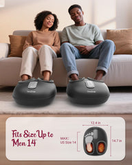 THERAZZAGGE washable foot covers simplify cleaning and sharing.