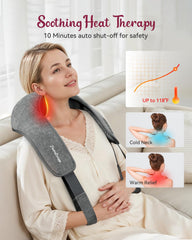 THERAZZAGGE heat-function-active for soothing warmth during neck and shoulder relief