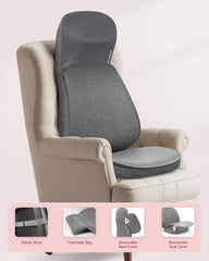 THERAZZAGGE removable cover offers a softer massage option for comfort.