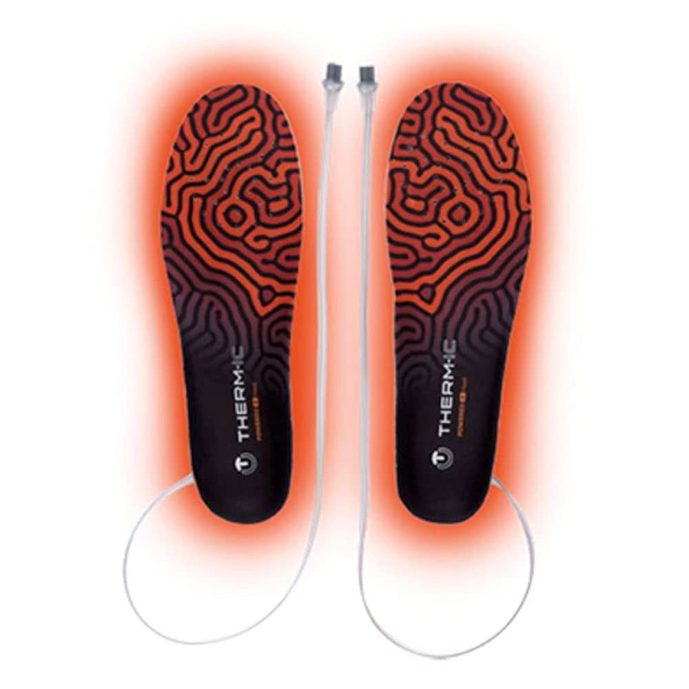 Therm-ic 3D Heat heatable sole black material shows low-profile warmth underfoot.